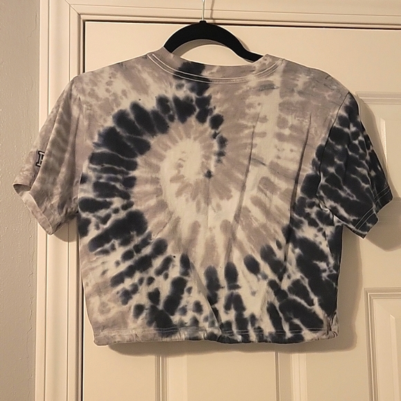 PINK Tie Dye Crop Top - Picture 4 of 4